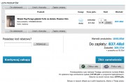 Pic. 3 - Dokładniejszych symulacji można dokonać w koszyku, gdzie uwzględniana jest wysokość wszystkich kupowanych towarów i odliczane towary, których na raty kupić nie można.