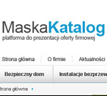 Własne logo w nagłówku - wystarczy, że wprowadzisz swoje towary i logo i Twoja strona firmowa jest gotowa