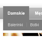 STANDARD Obuwniczy - dynamicznie rozwijane menu górne