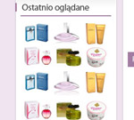 STANDARD Kosmetyki i perfumy - boks ostatnio oglądanych towarów