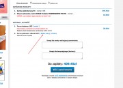 Etap dodawania uwag do zamówienia - jest to ostatni krok przed złożeniem zamówienia w sklepie. Klient znając już pełne koszty może przeprowadzić ponowną symulację rat.