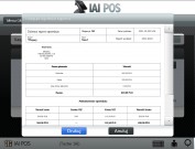 IAI POS - Raport - podgląd wydruku