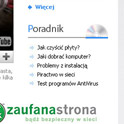 Piąte menu - polecamy wykorzystać je na porady i artykuły dodatkowe