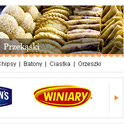 Menu nawigacji rozłożone na szerokość strony głównej - idealny sposób prezentacji bardzo szerokiej oferty, dodatkowe grafiki zwiększają atrakcyjność i intuicyjność menu