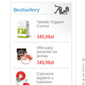 Bestsellery - Boks hotspot w lewej kolumnie proponujemy wykorzystać na bestsellery
