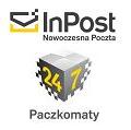Logo firmy InPost Nowoczesna Poczta oraz usługi Paczkomaty 24/7