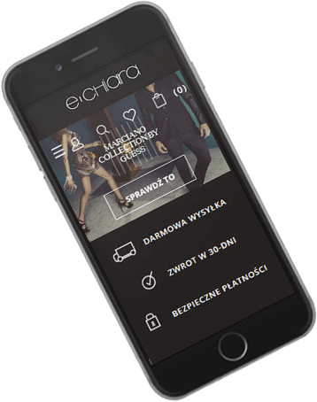 IdoSell Shop shopping cart software on phone