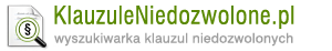 Logo KlauzuleNiedozwolone.pl